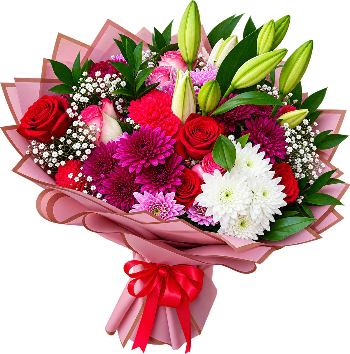 Ruby Blossom Bouquet