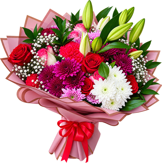 Ruby Blossom Bouquet