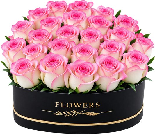 Pink Bliss Rose Hatbox