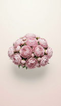 Blush pink peony bouquet